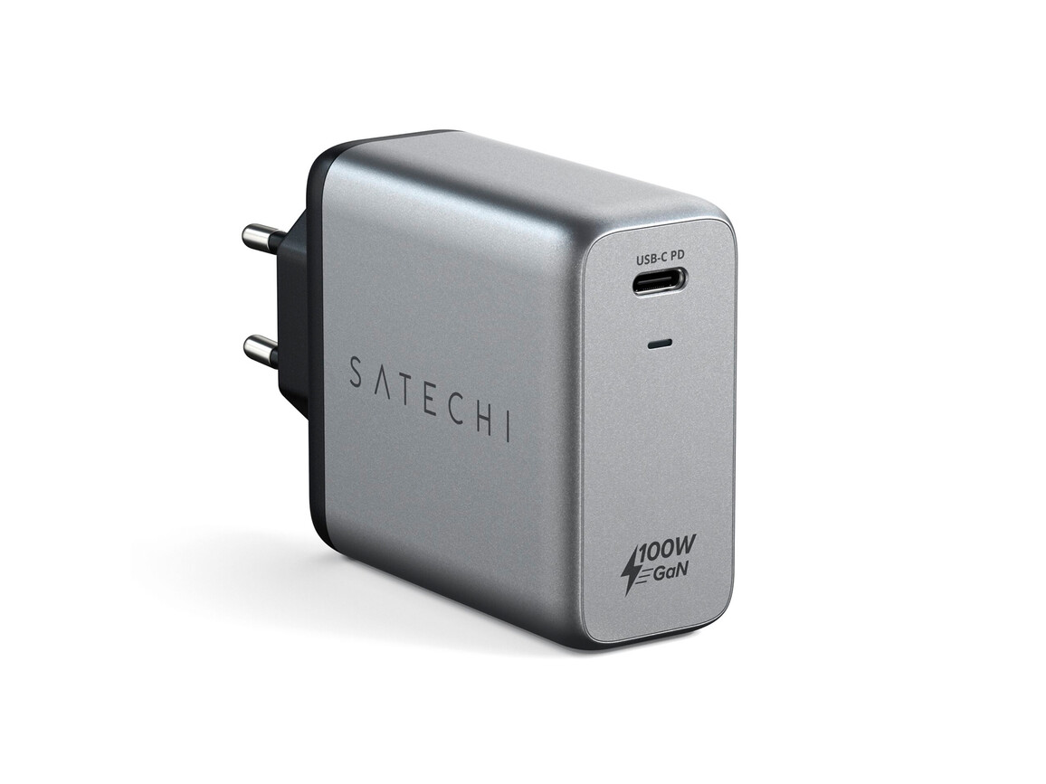Satechi USB-C PD GaN 100W Wall Charger, space grau