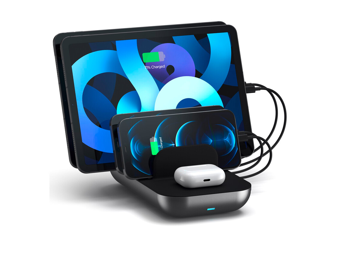 Satechi Multi-Device Charging Station und Wireless Charging Dock5 Satechi Multi-Device Charging Station und Wireless Charging Dock5