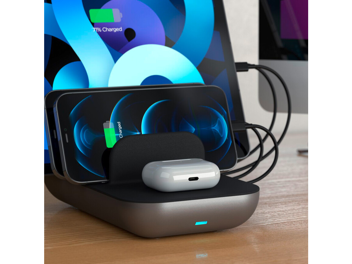 Satechi Multi-Device Charging Station und Wireless Charging Dock5 Satechi Multi-Device Charging Station und Wireless Charging Dock5
