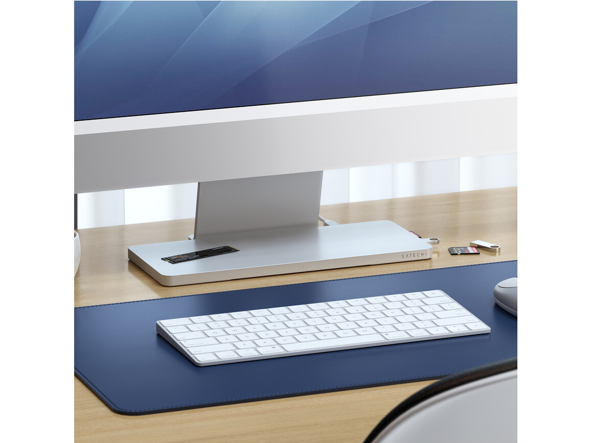 Satechi USB-C Slim Hub, silber Satechi USB-C Slim Hub, silber