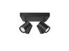 Wiz IMAGEO Spots 4x5W B 22-65K RGB SQ dimmbar, schwarz