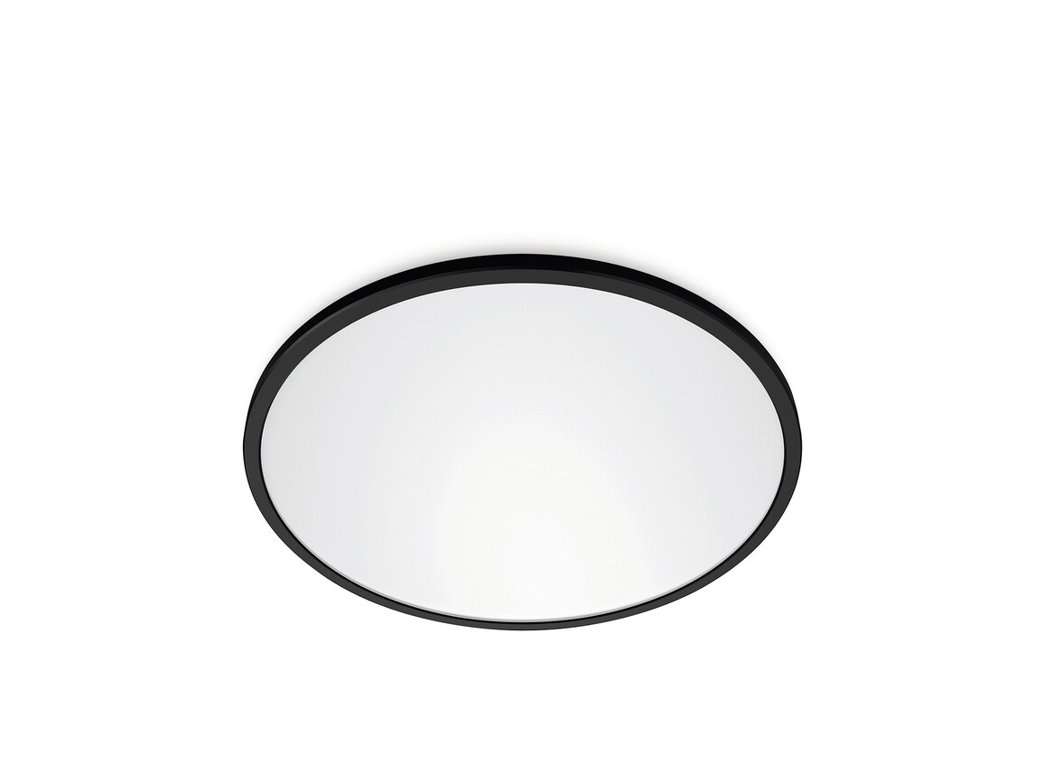 Wiz SuperSlim Deckenleuchte 32W B RD 27-65K TW dimmbar, schwarz