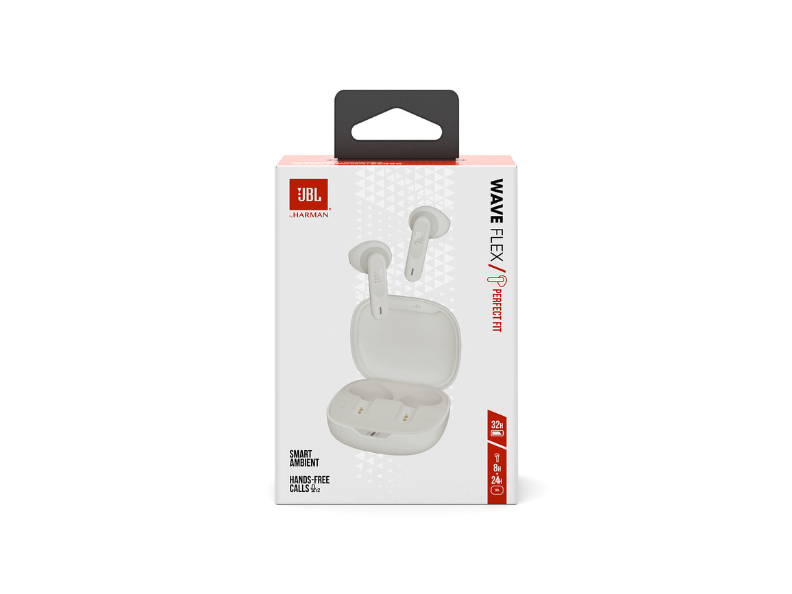 JBL Wave Flex kabelloser In-Ear Kopfhörer, weiß &gt;