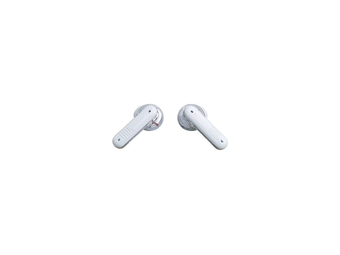 JBL Tune FLEX GHOST TWS, kabelloser In-Ear Bluetooth Kopfhörer, weiß