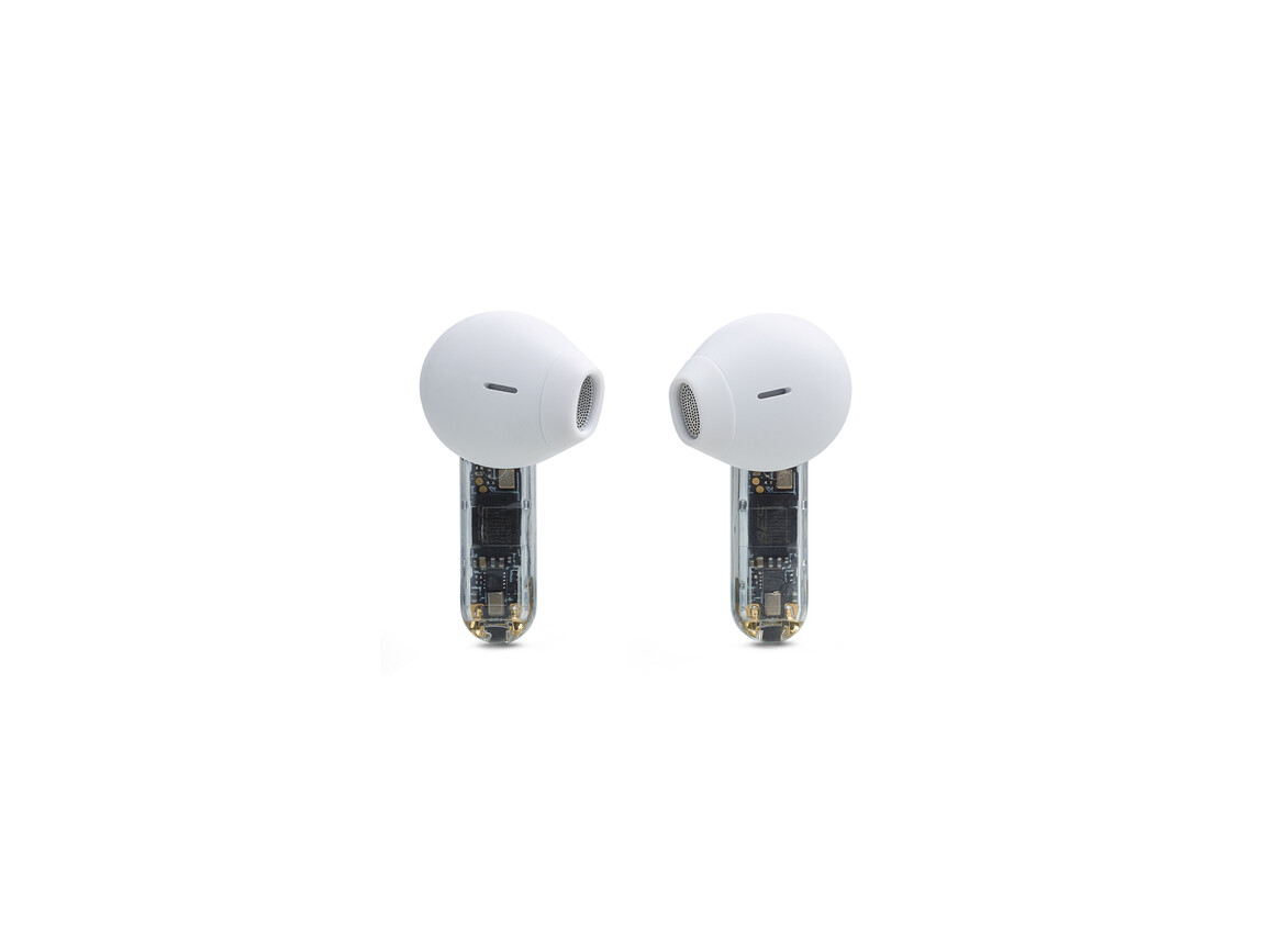 JBL Tune FLEX GHOST TWS, kabelloser In-Ear Bluetooth Kopfhörer, weiß