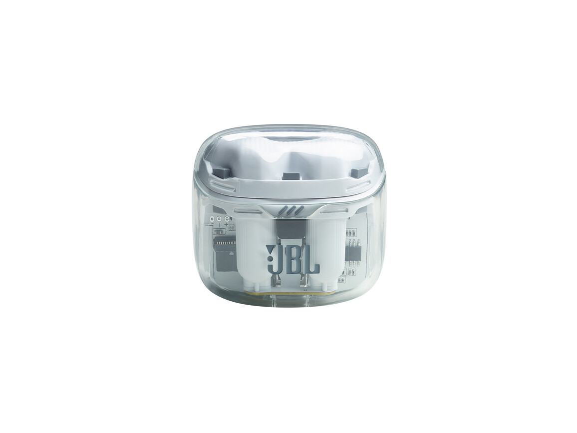 JBL Tune FLEX GHOST TWS, kabelloser In-Ear Bluetooth Kopfhörer, weiß