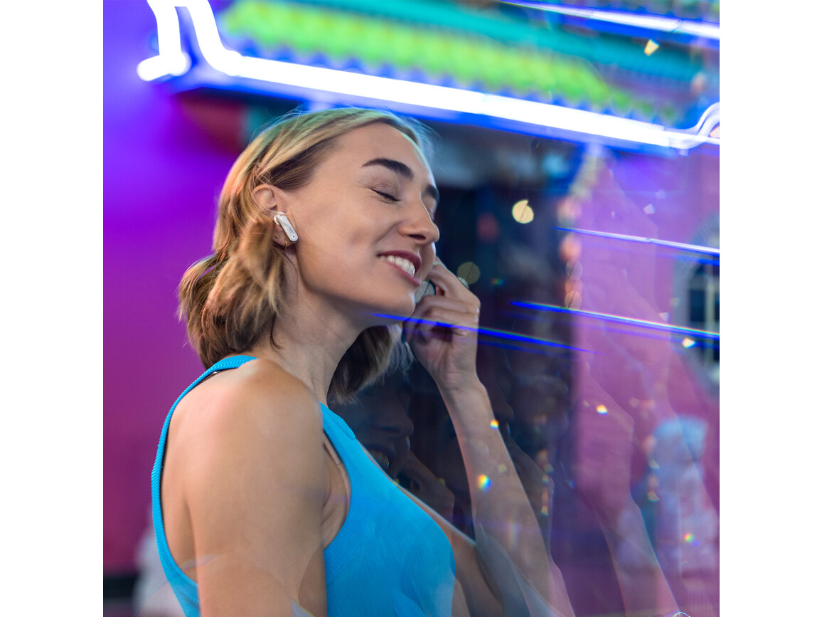 JBL Tune FLEX GHOST TWS, kabelloser In-Ear Bluetooth Kopfhörer, weiß