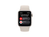 Apple Watch SE GPS, Aluminium polarstern, 40 mm mit Sportarmband, polarstern