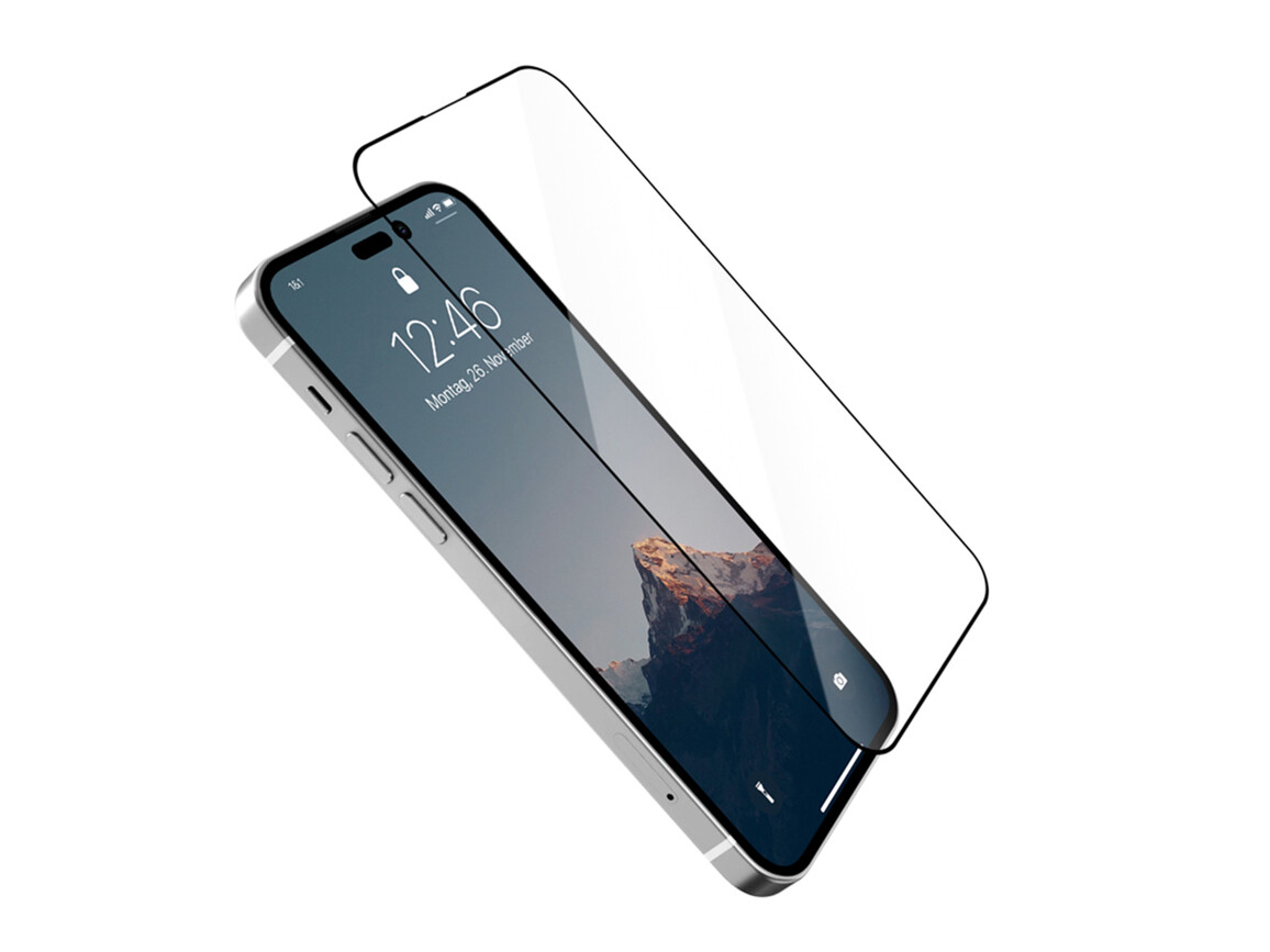 Woodcessories Asahi Glass Premium 3D für iPhone 14/15 Pro Max>