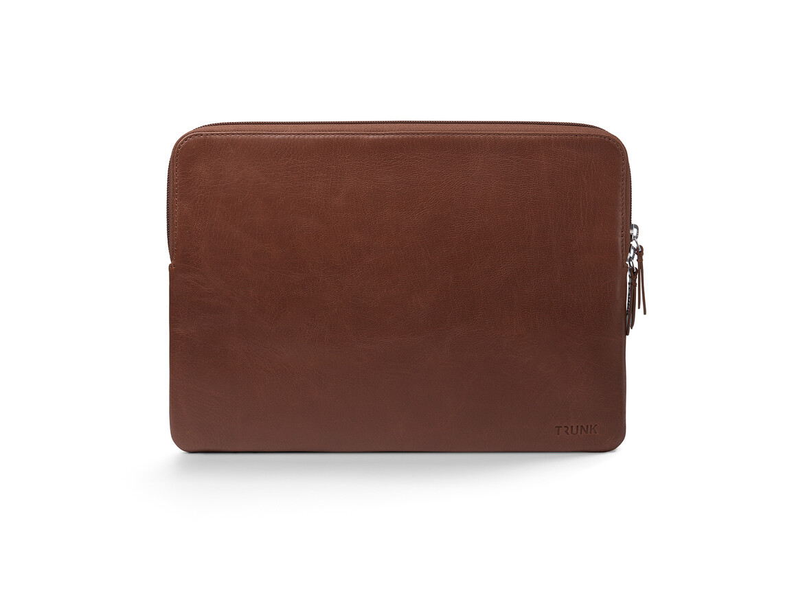 Trunk Leder Sleeve für MacBook Air/MacBook Pro 13", braun