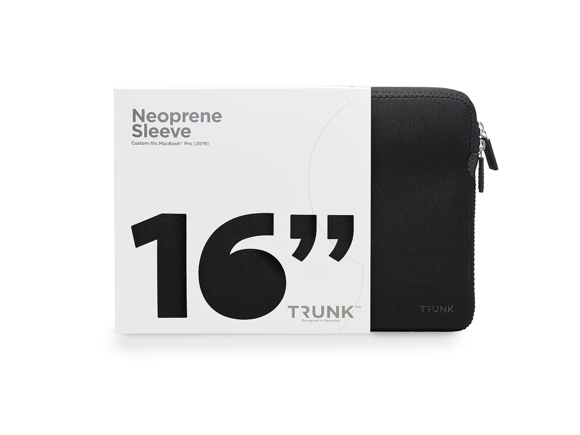 Trunk Neopren Sleeve für MacBook Pro 16" (2021-2023), schwarz