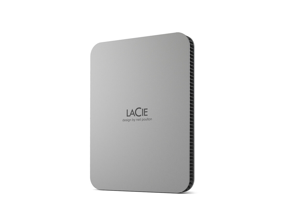 LaCie Mobile Drive V2, 5TB, Moon Silver