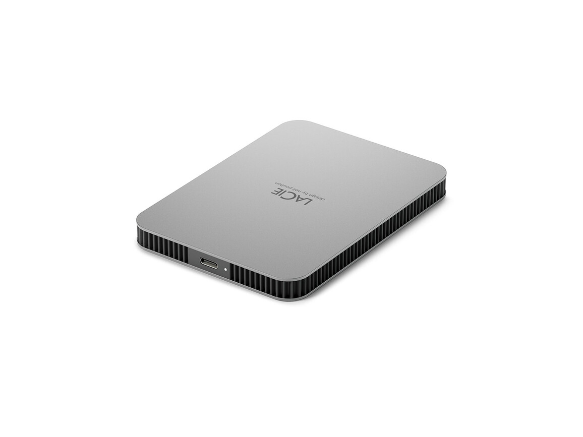 LaCie Mobile Drive V2, 5TB, Moon Silver