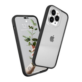 Woodcessories Clear Case für iPhone 14 Pro Max, schwarz&amp;gt;