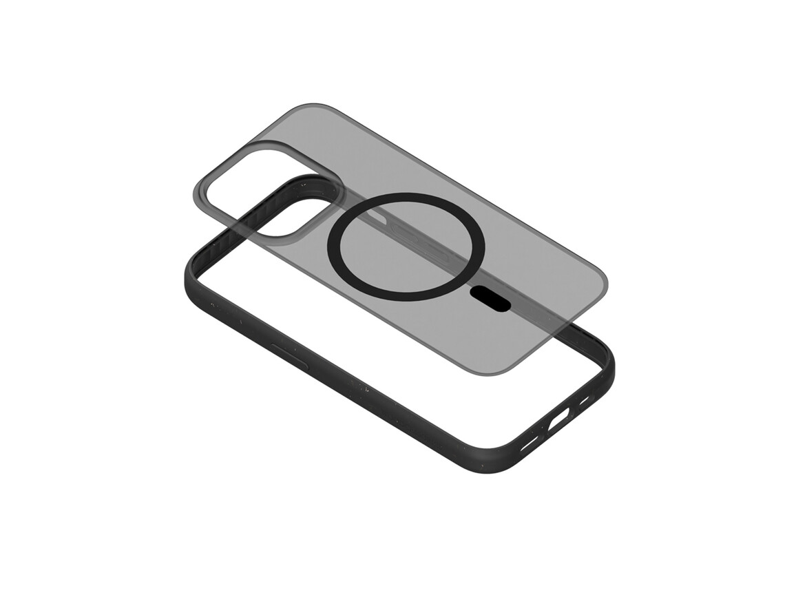 Woodcessories Clear Case Magsafe für iPhone 14 Pro, schwarz&gt;