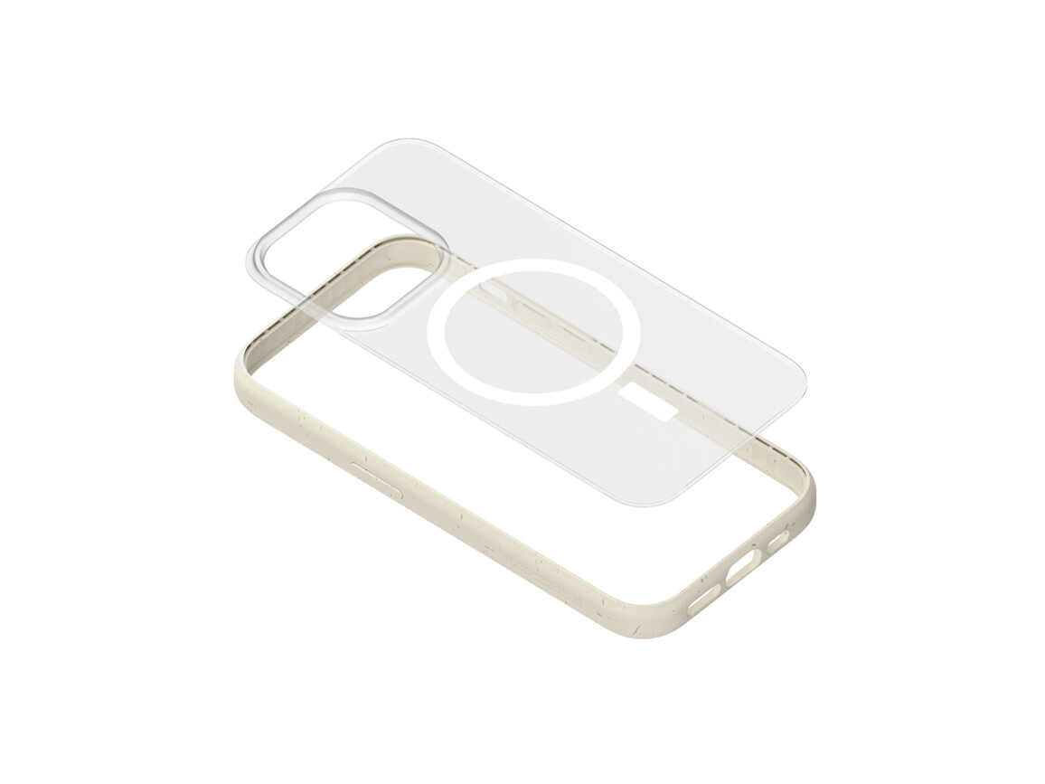 Woodcessories Clear Case Magsafe für iPhone 14 Pro, weiß&gt;