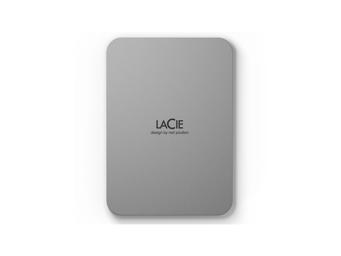 LaCie Mobile Drive V2, 4TB, Moon Silver