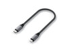 Satechi Type-C zu Lightning Kabel 25cm, space grau