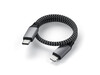 Satechi Type-C zu Lightning Kabel 25cm, space grau