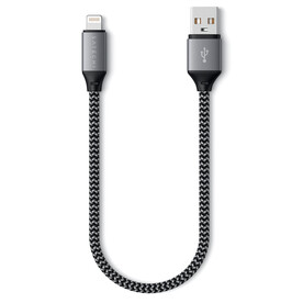 Satechi USB-A zu Lightning Kabel 25cm, space grau