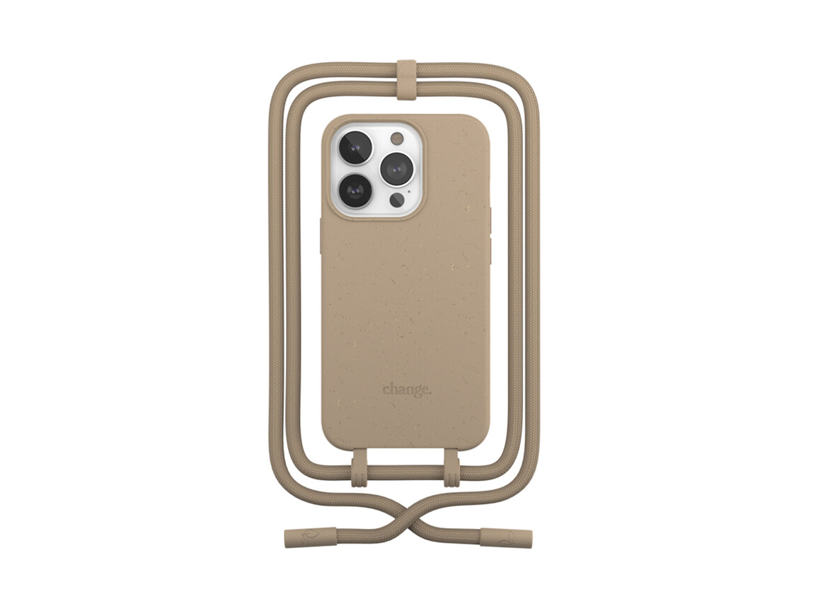 Woodcessories Change Case für iPhone 14 Pro Max, taupe>