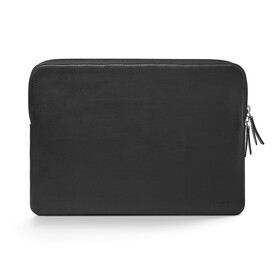 Trunk Leder Sleeve für MacBook Pro 16&amp;quot; (2021-2023), schwarz