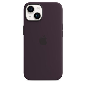 Apple iPhone 14 Plus Silikon Case mit MagSafe, holunder&amp;gt;