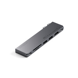 Satechi Type-C Pro Hub Slim, space grau &amp;gt;