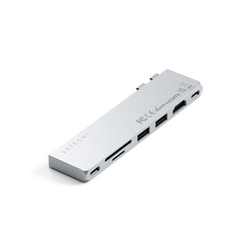 Satechi Type-C Pro Hub Slim, silber