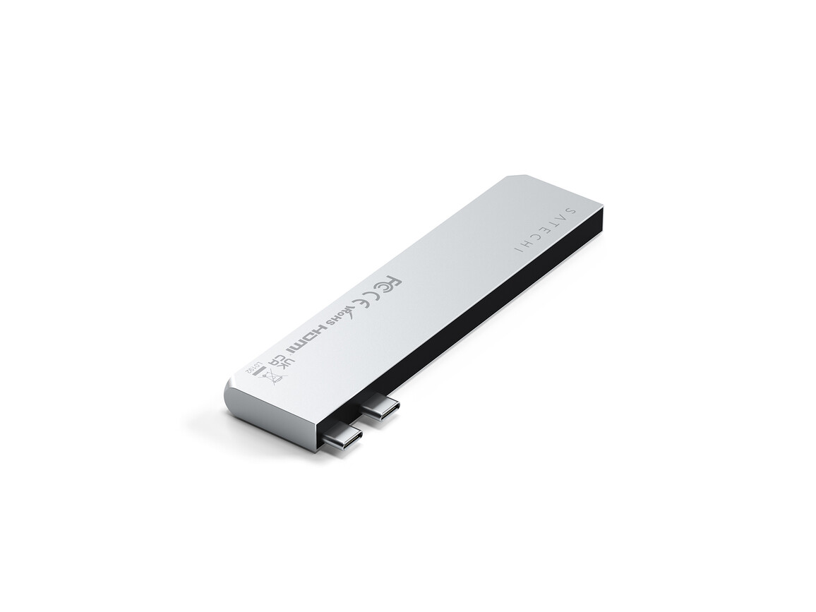 Satechi Type-C Pro Hub Slim, silber