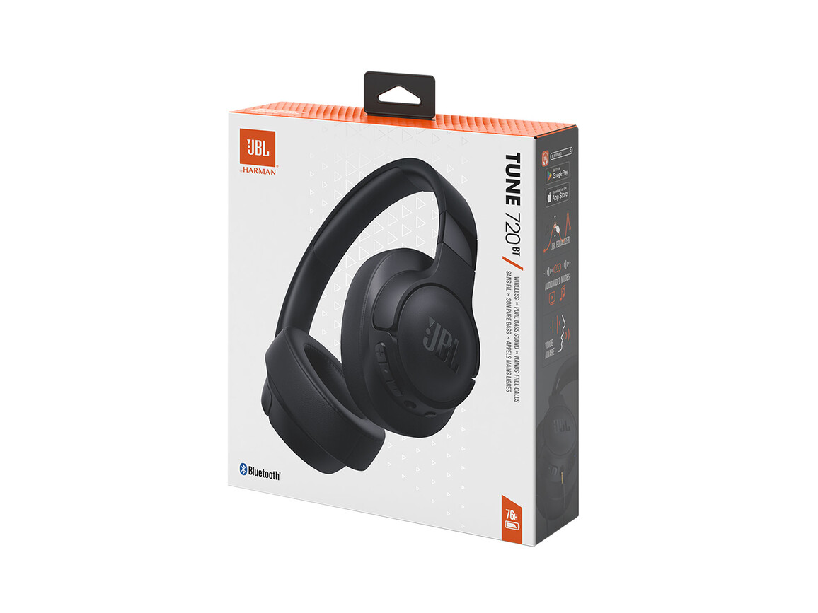 JBL Tune 720BT, Over-Ear Kopfhörer, schwarz