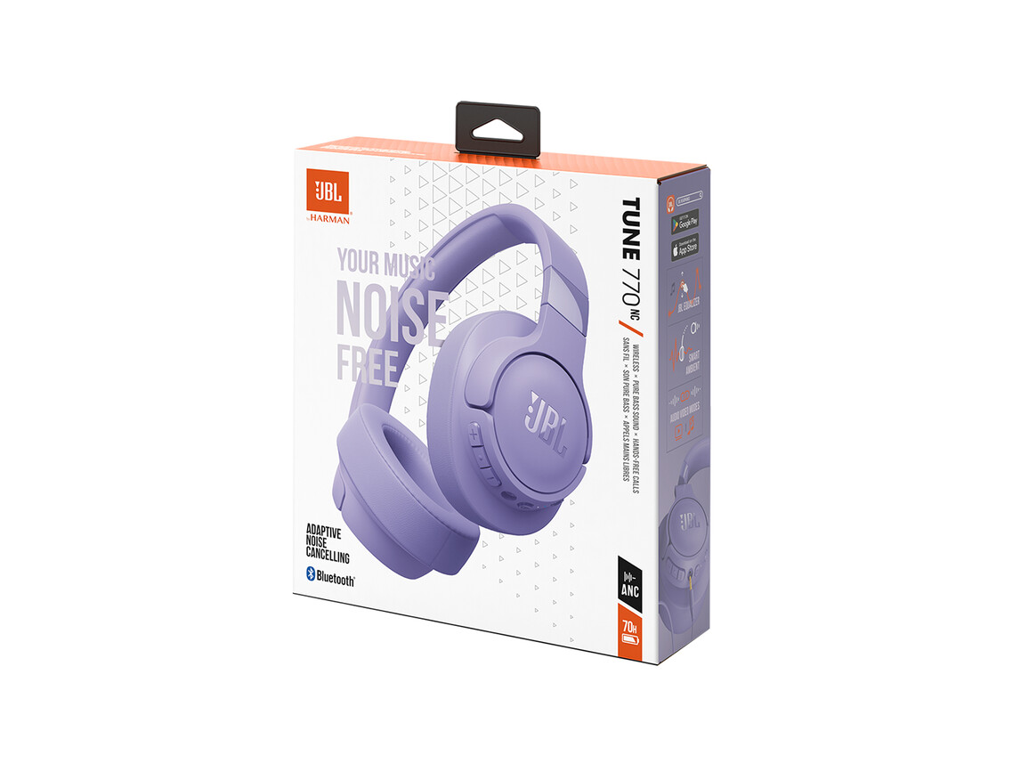 JBL Tune 770NCBT, Over-Ear Kopfhörer, lila