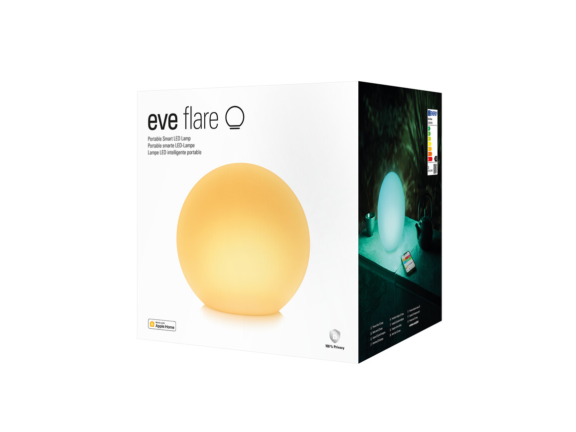 Eve Flare, Portable smarte LED-Leuchte mit Thread-Unterstützung