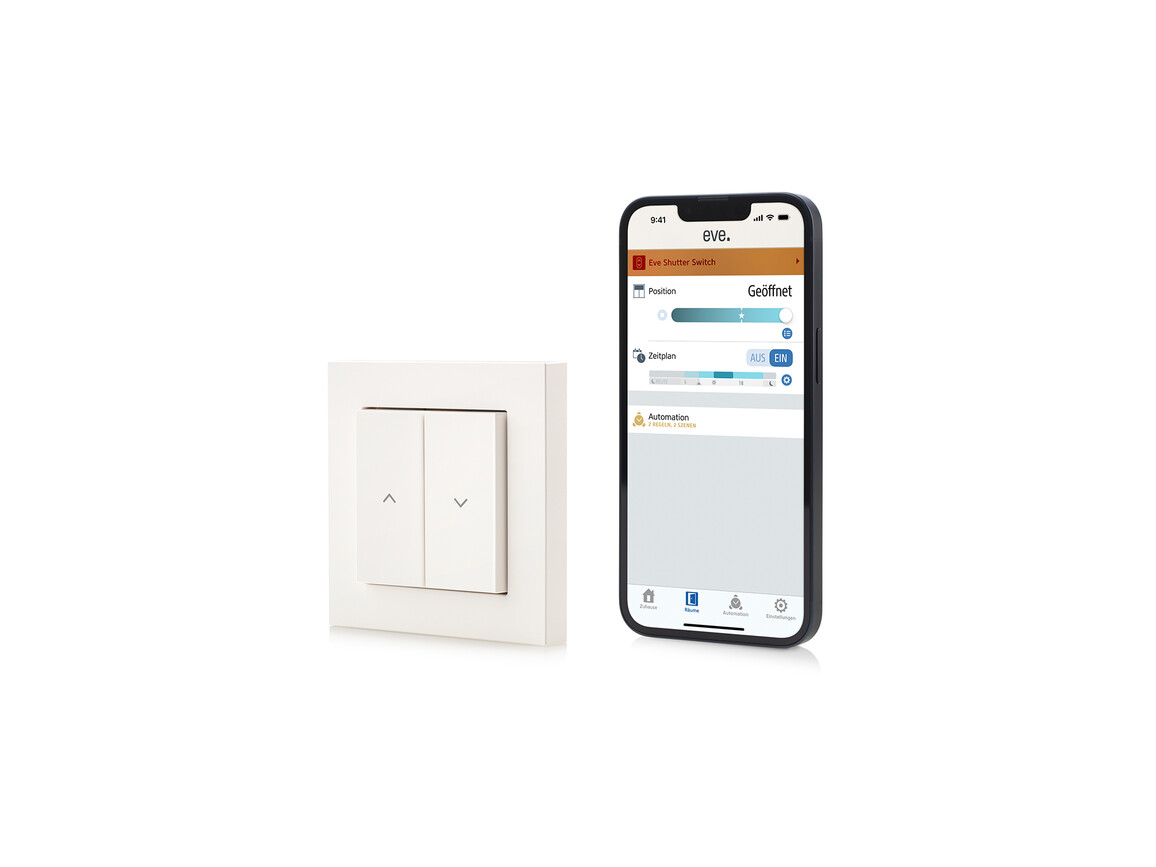 Eve Shutter Switch, smarte Rollladensteuerung mit Thread-Unterstützung