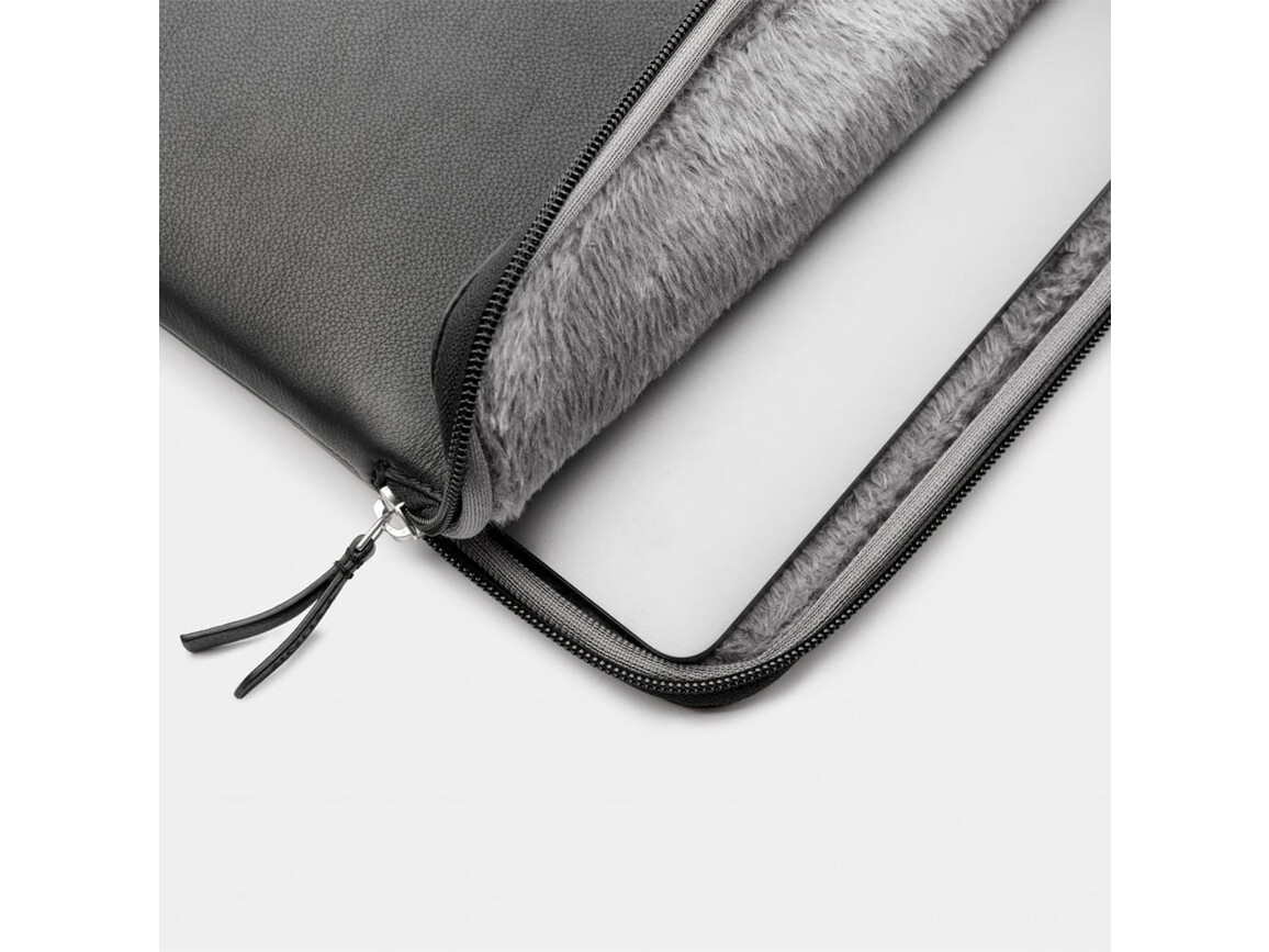 Trunk Leder Sleeve für MacBook Pro 14" (2021), schwarz