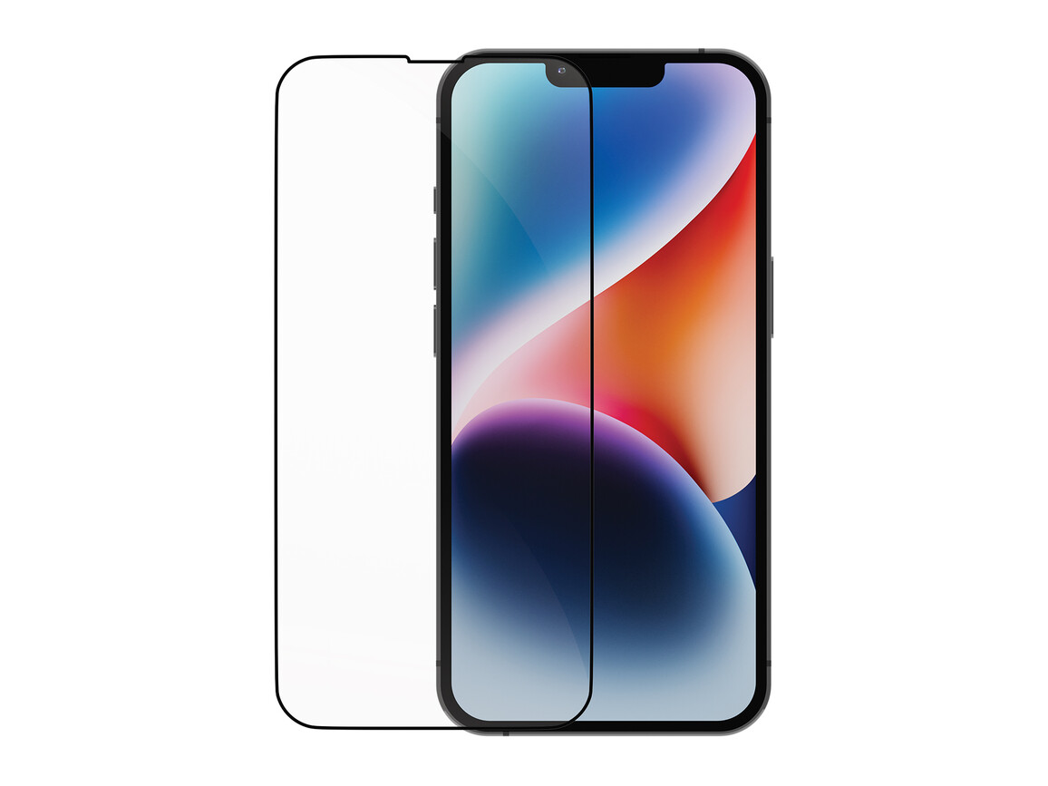 dbramante eco-shield Displayschutz für iPhone 13/13 Pro/14, schwarz