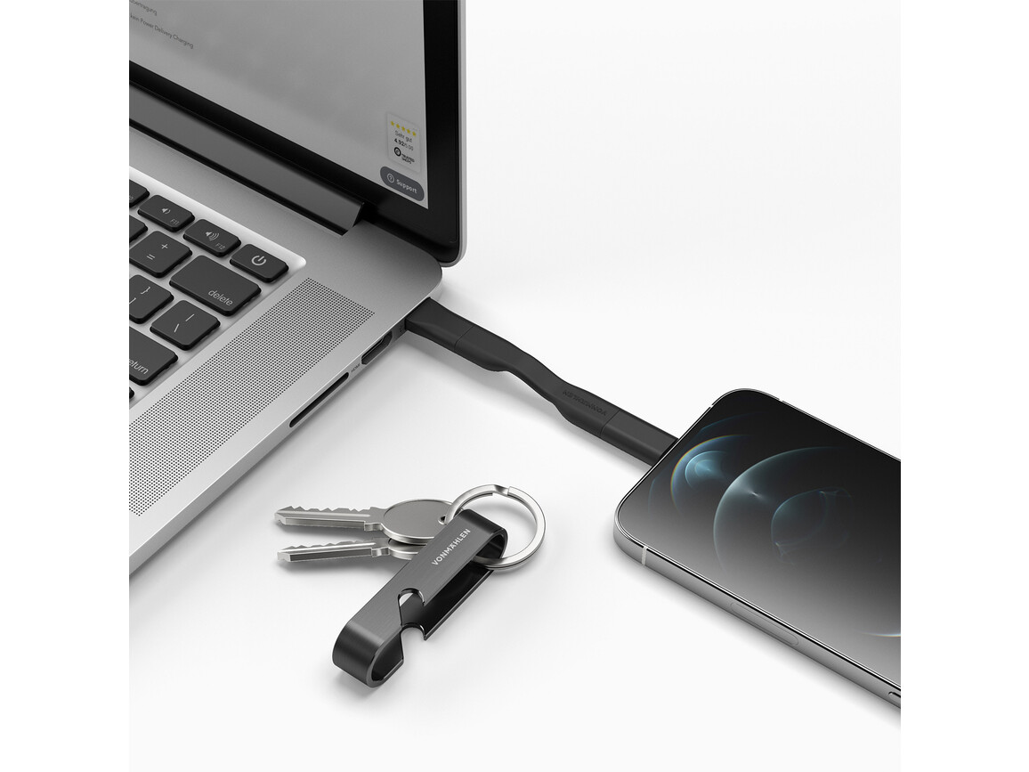 Vonmählen High Six, 6-in-1 Schnellladekabel, schwarz