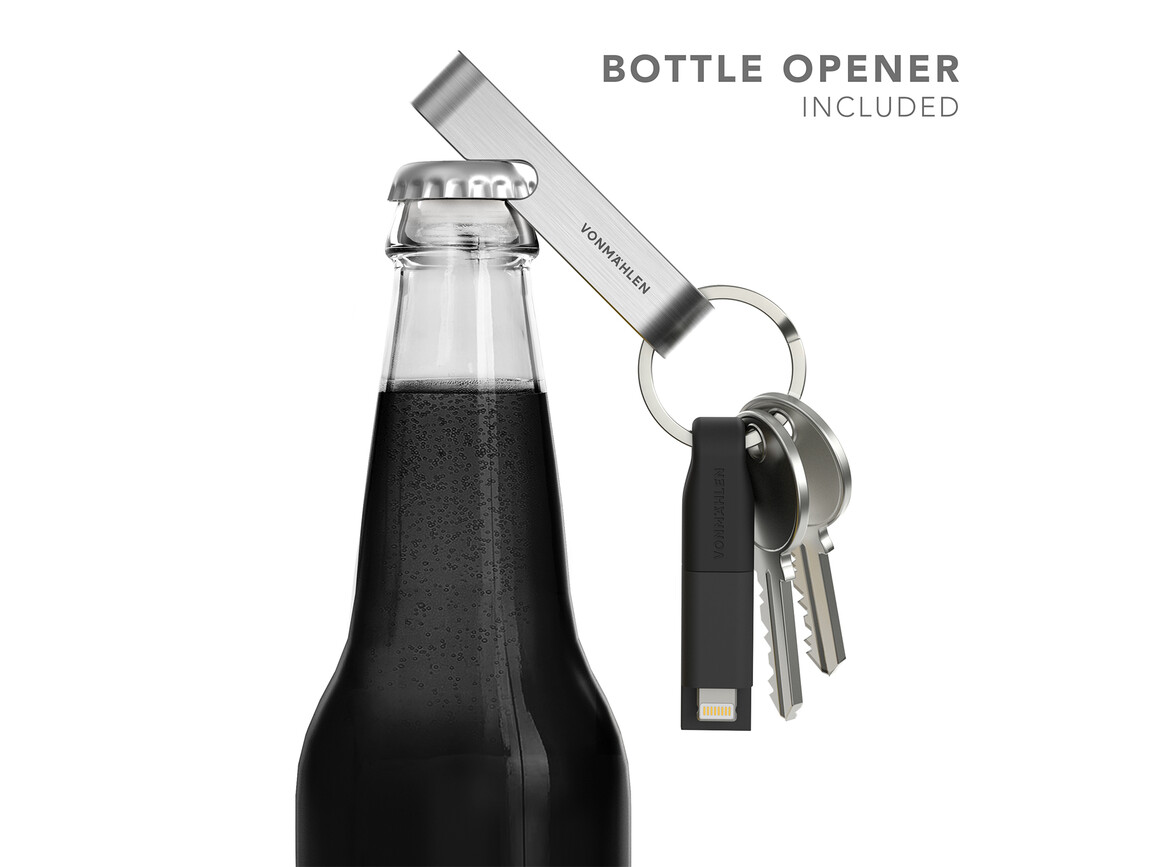 Vonmählen High Six, 6-in-1 Schnellladekabel, schwarz/silber