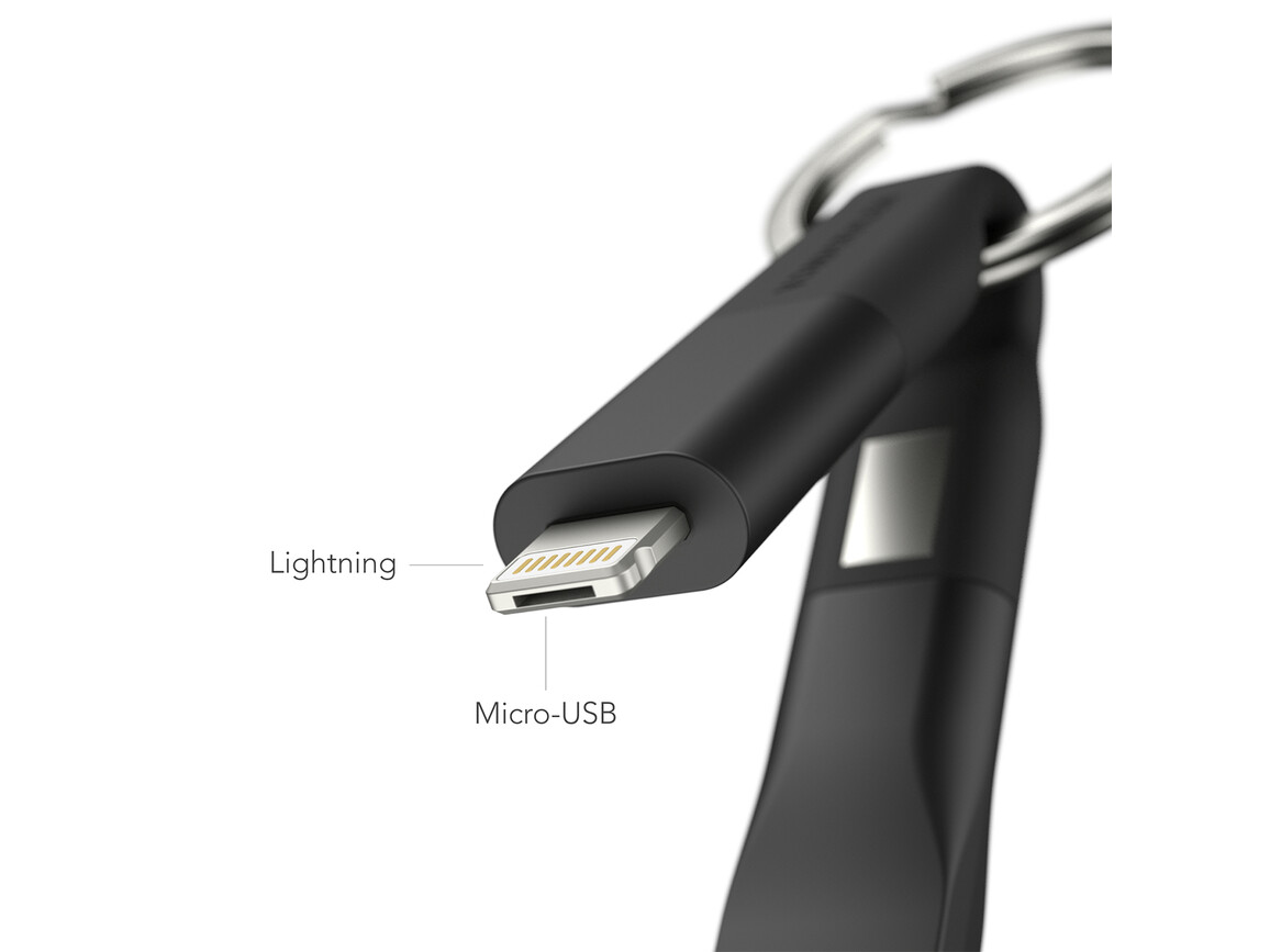 Vonmählen High Six, 6-in-1 Schnellladekabel, schwarz/silber