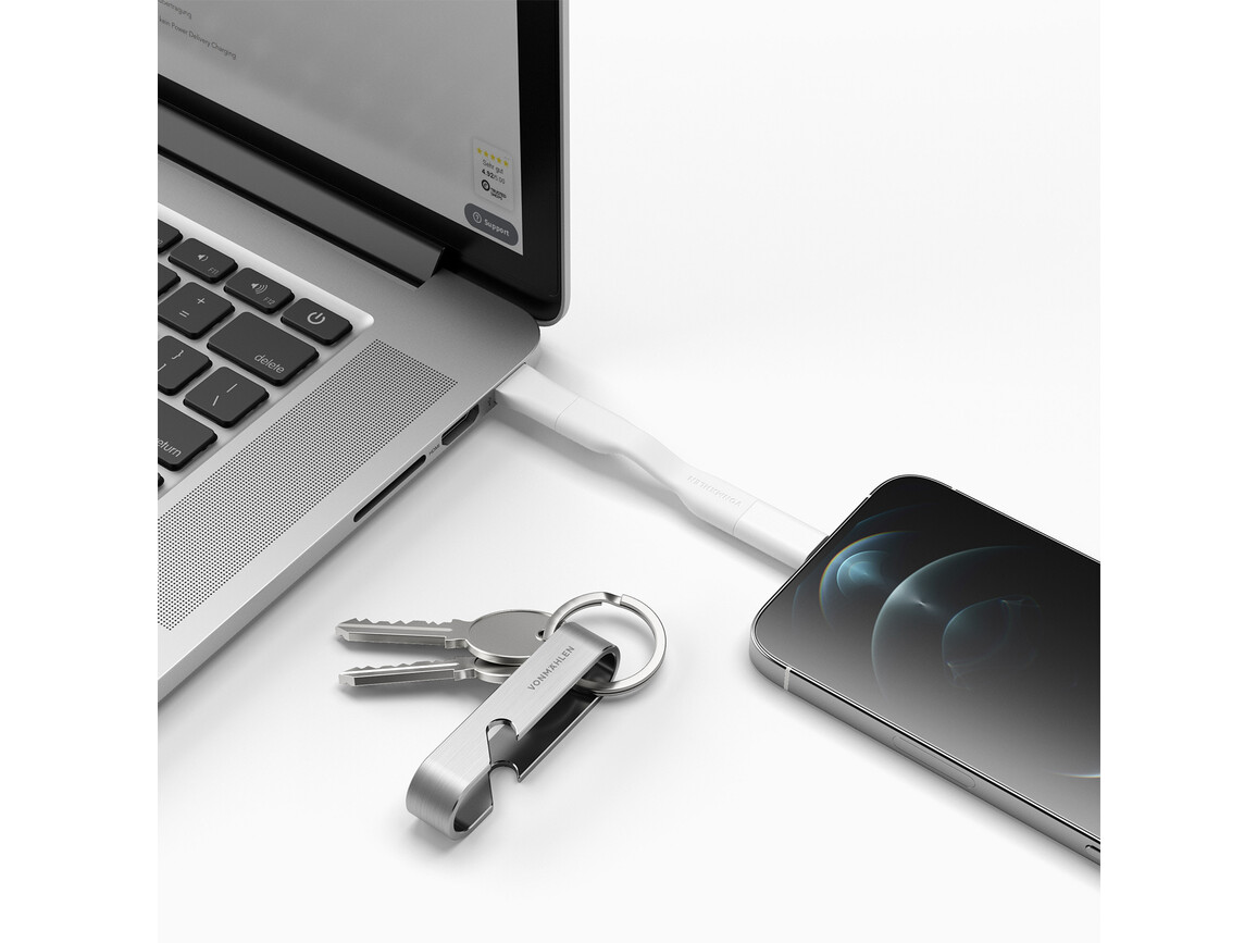 Vonmählen High Six, 6-in-1 Schnellladekabel, silber>