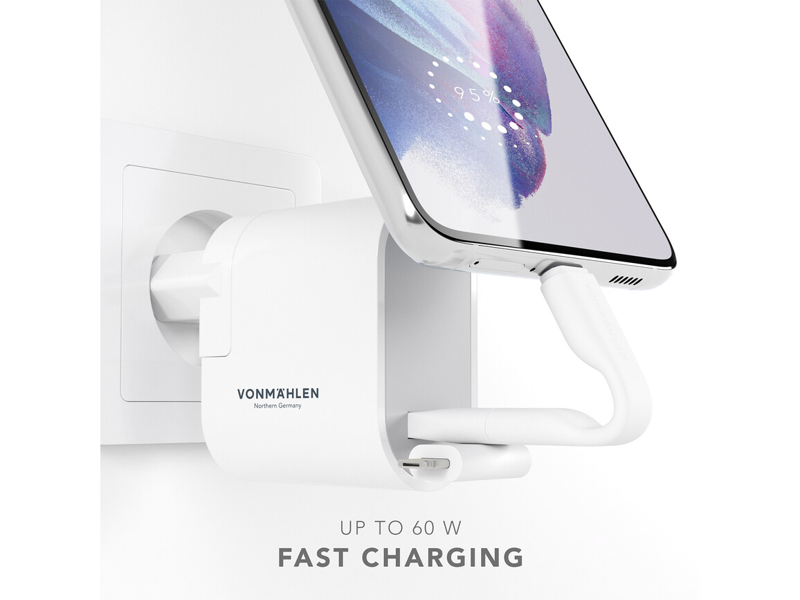 Vonmählen High Six, 6-in-1 Schnellladekabel, silber&gt;