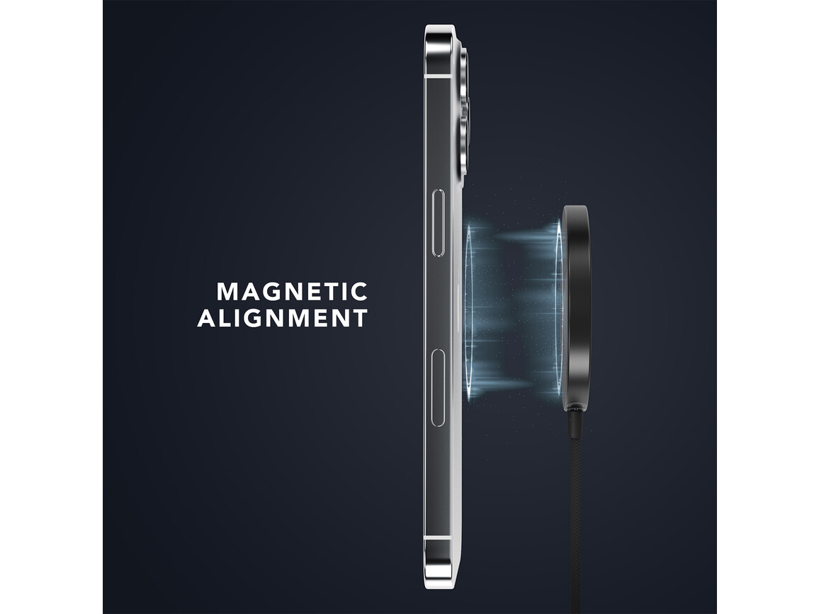 Vonmählen Aura Mini, magnetisches WL Charging Pad, schwarz