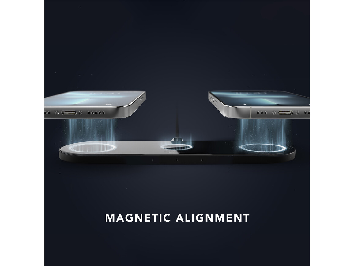 Vonmählen Aura Home, 3-in-1 WL Charging Station, schwarz