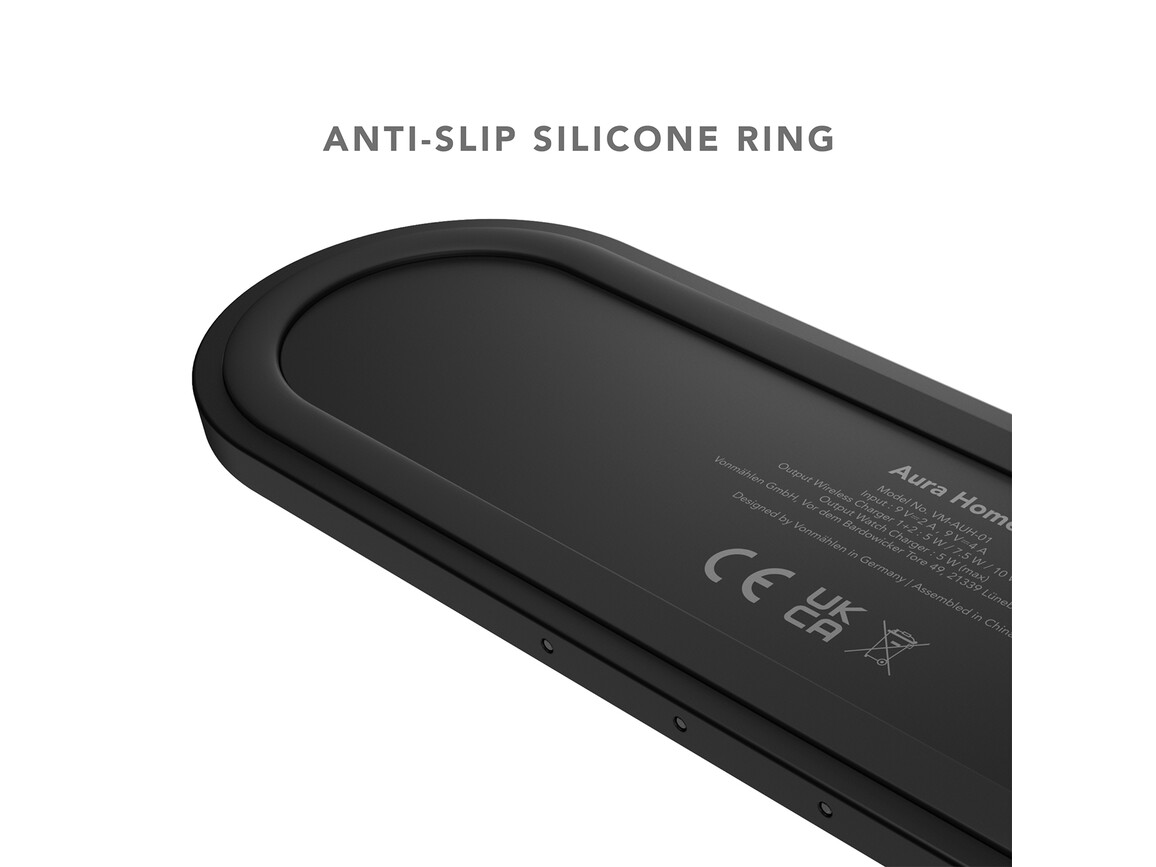 Vonmählen Aura Home, 3-in-1 WL Charging Station, schwarz