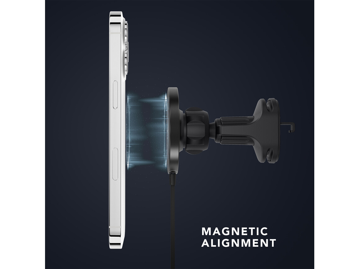 Vonmählen Aura Car, magnetisches WL Auto-Charging Pad, schwarz