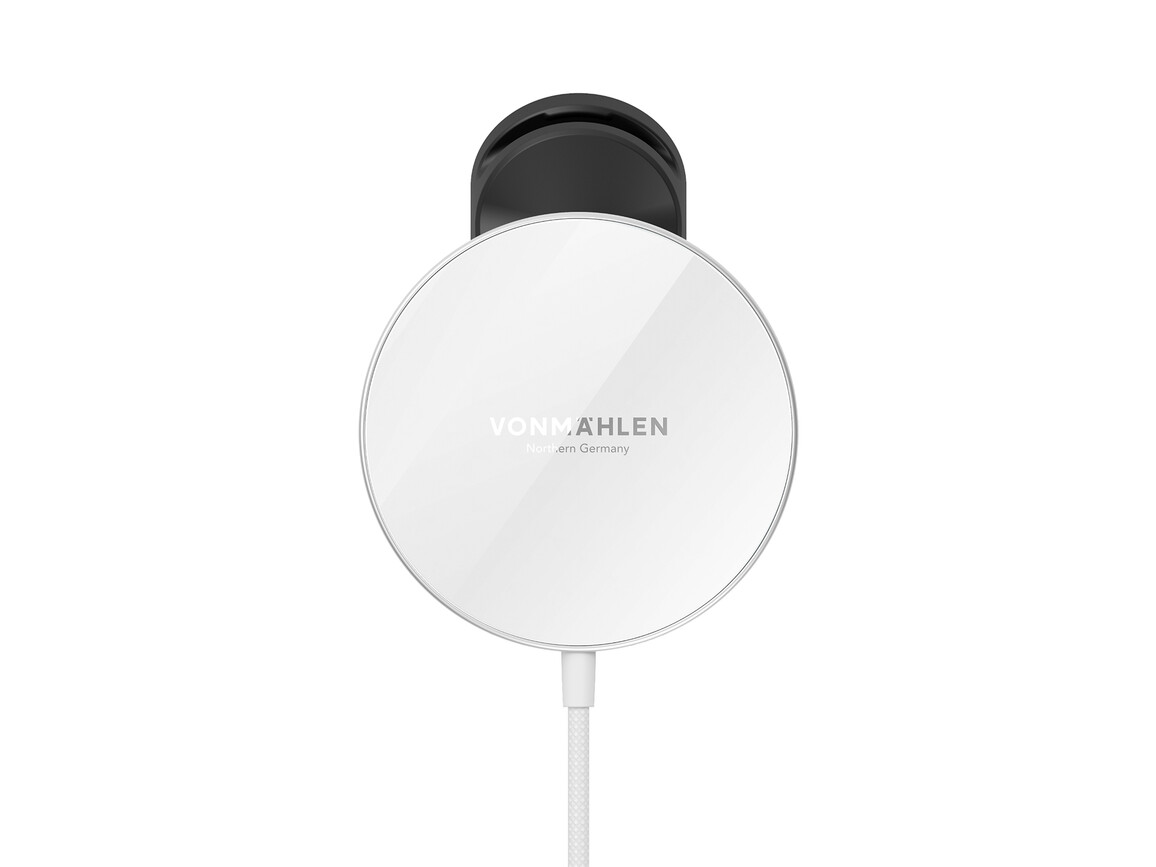 Vonmählen Aura Car, magnetisches WL Auto-Charging Pad, weiß