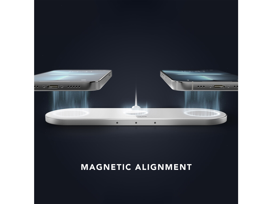 Vonmählen Aura Home, 3-in-1 WL Charging Station, weiß