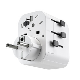 Vonmählen Unity One Reiseadapter, weiß
