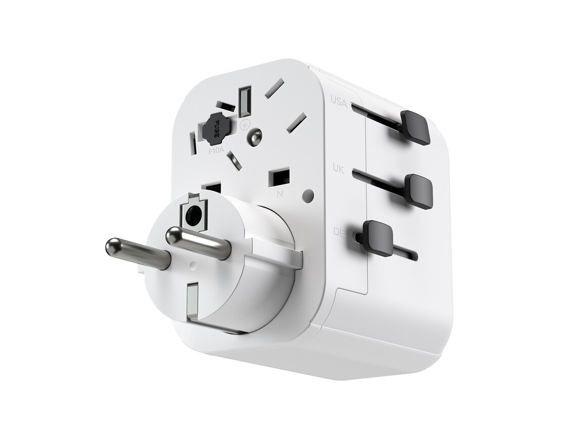 Vonmählen Unity One Reiseadapter, weiß