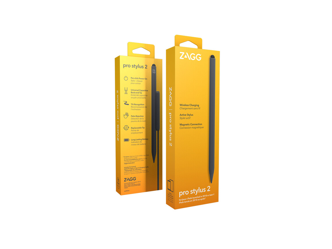 Zagg Pro Stylus 2 Eingabestift kabellos, grau